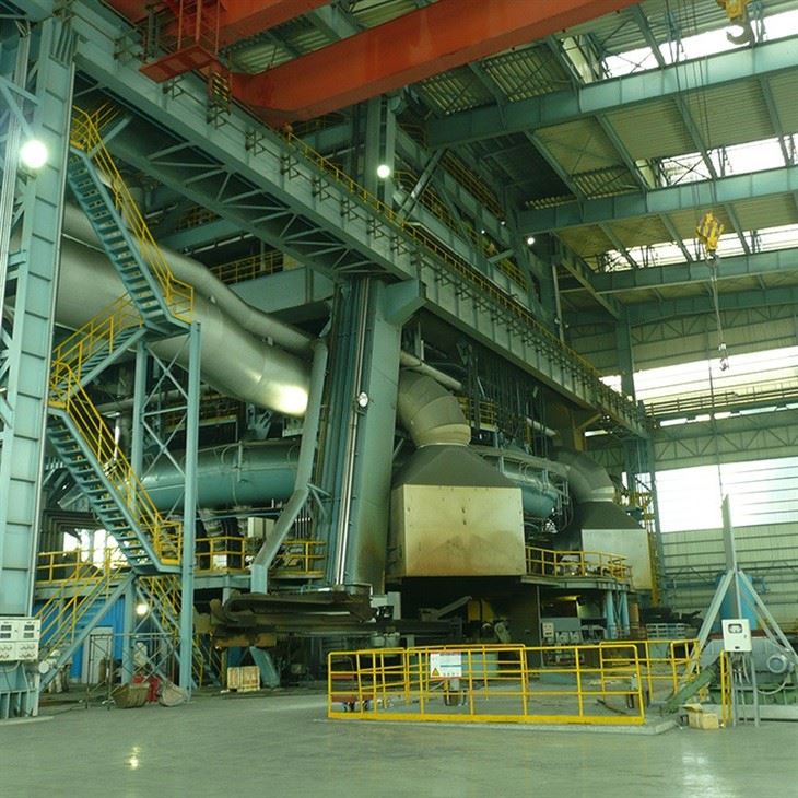 Dust cleaning system for casting area